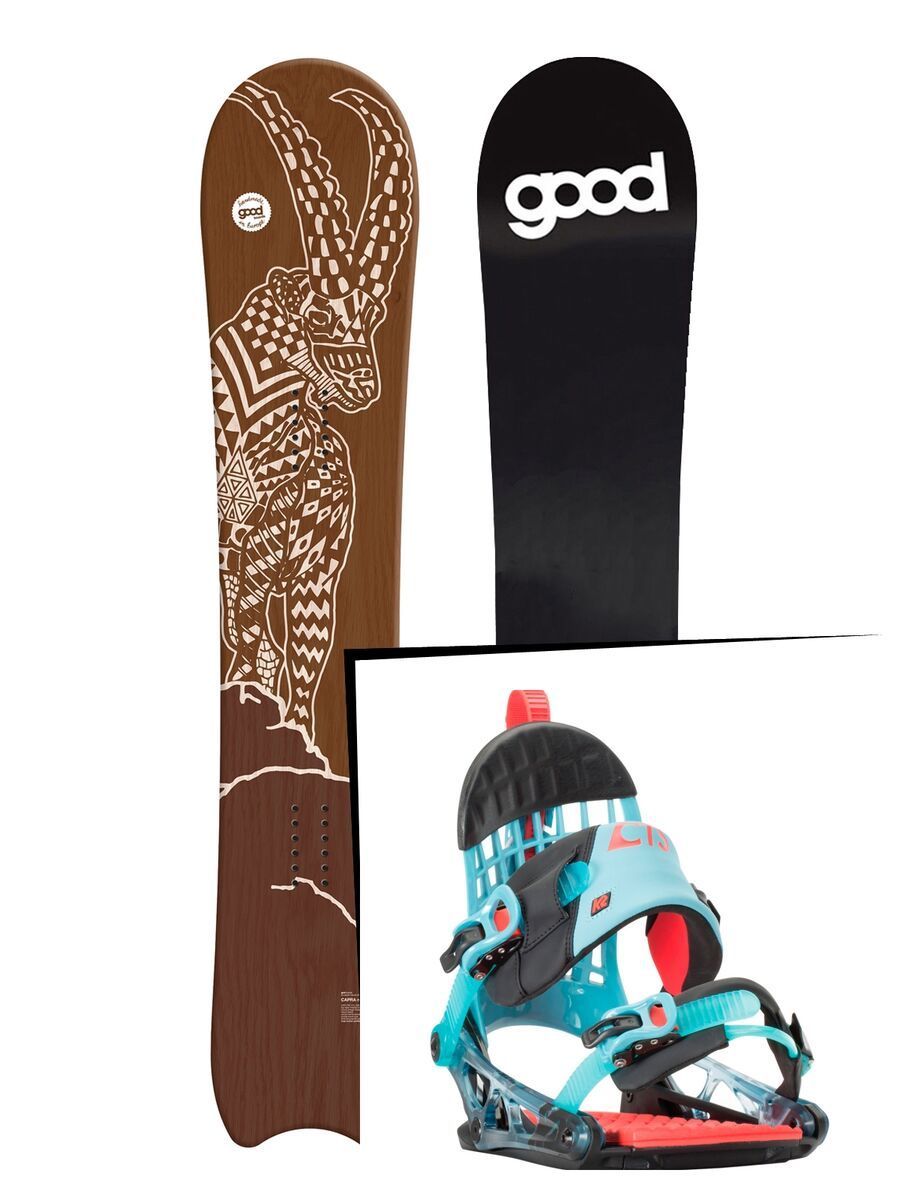Set: goodboards Capra 2017 + K2 Cinch CTS (1488386S) - Bild 1