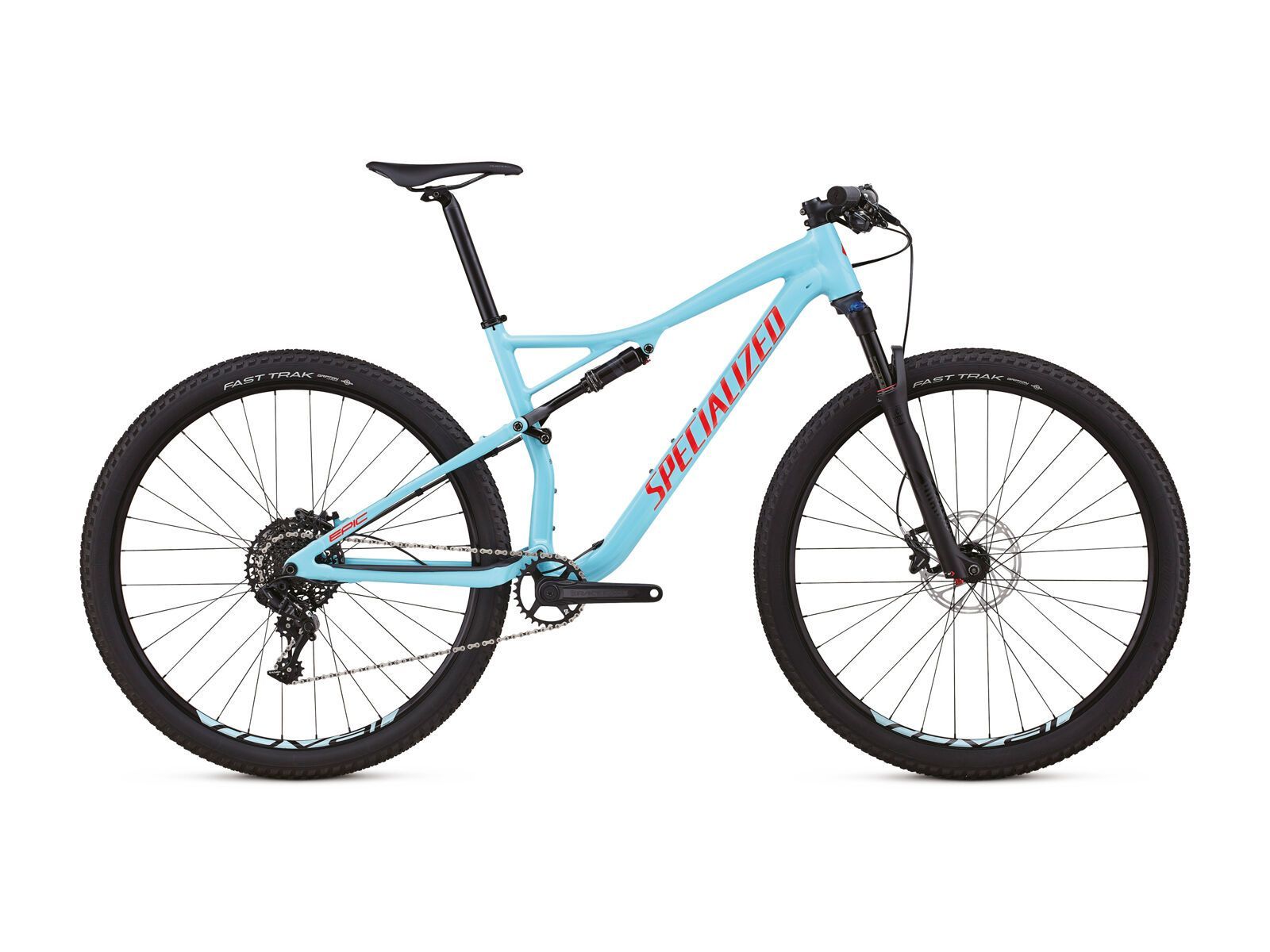 Specialized Epic Comp, gloss light blue/rocket red - Bild 1