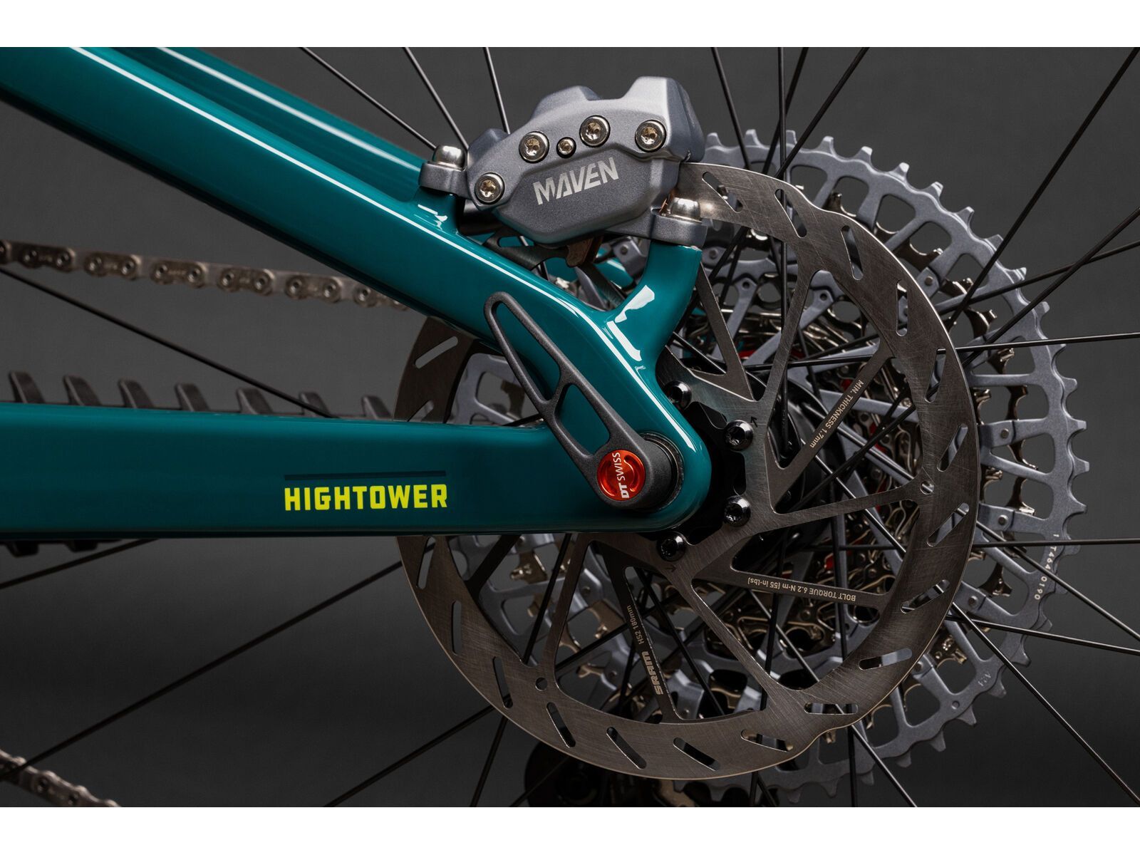 Santa Cruz Hightower CC / X0 AXS / 29, gloss day green - Bild 5