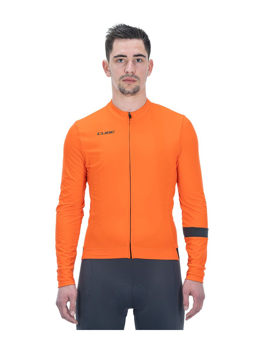 Cube Blackline Trikot langarm, orange - Bild 2