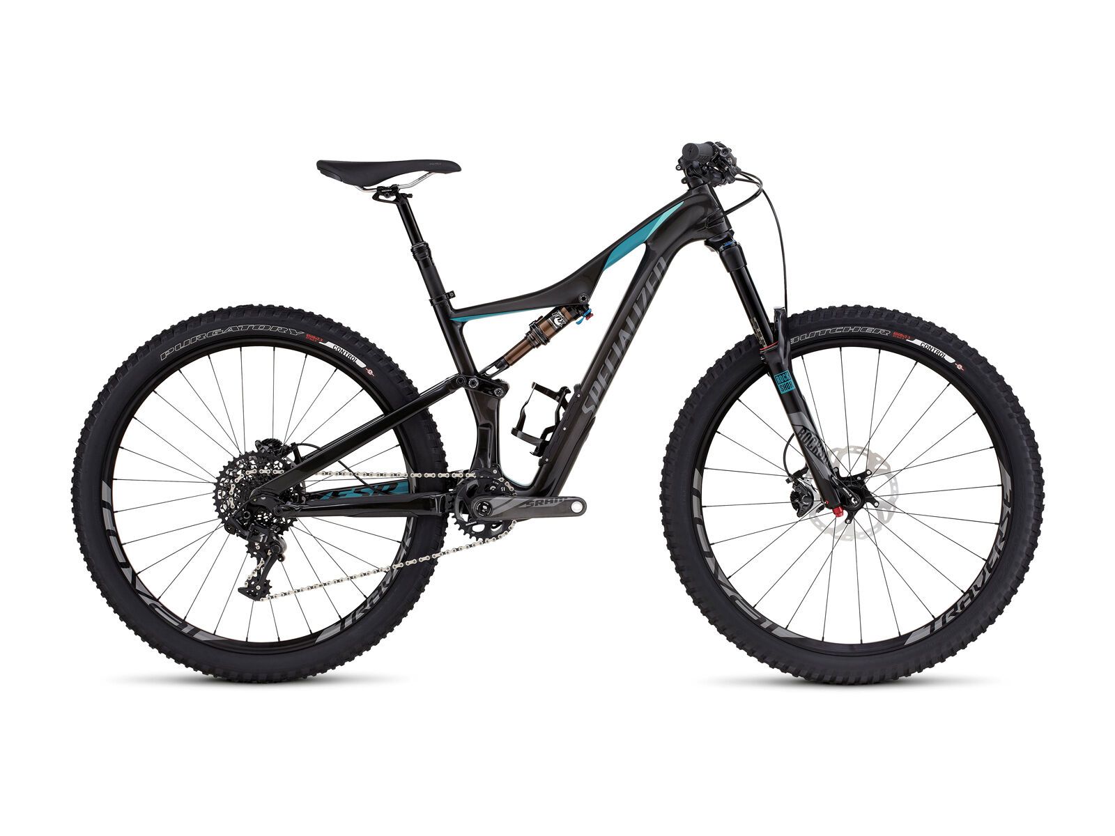 Specialized Rhyme Expert Carbon 650b, gloss carbon/turquoise/charcoal - Bild 1