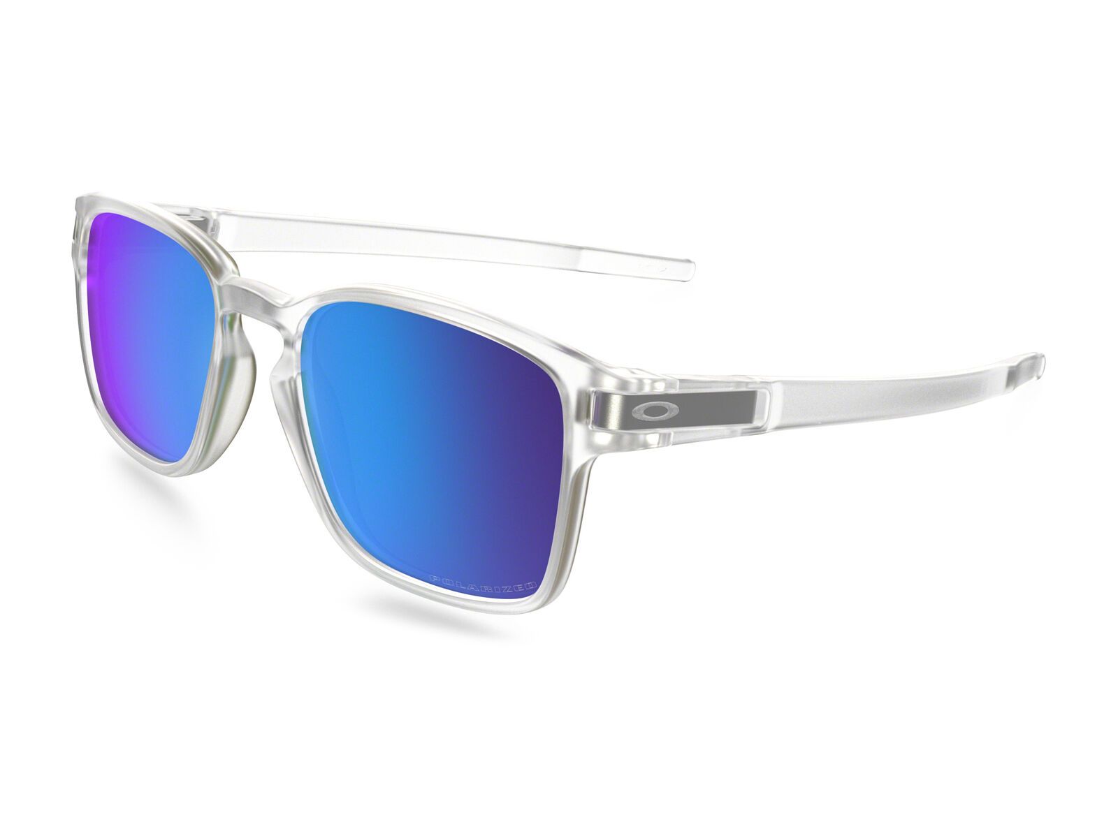 Oakley Latch Square Polarized, clear/Lens: sapphire iridium polarized - Bild 1