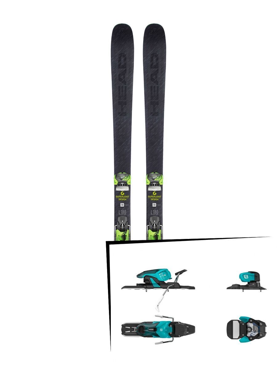Set: Head Kore 93 2019 + Salomon Warden 11 turquoise/black - Bild 1