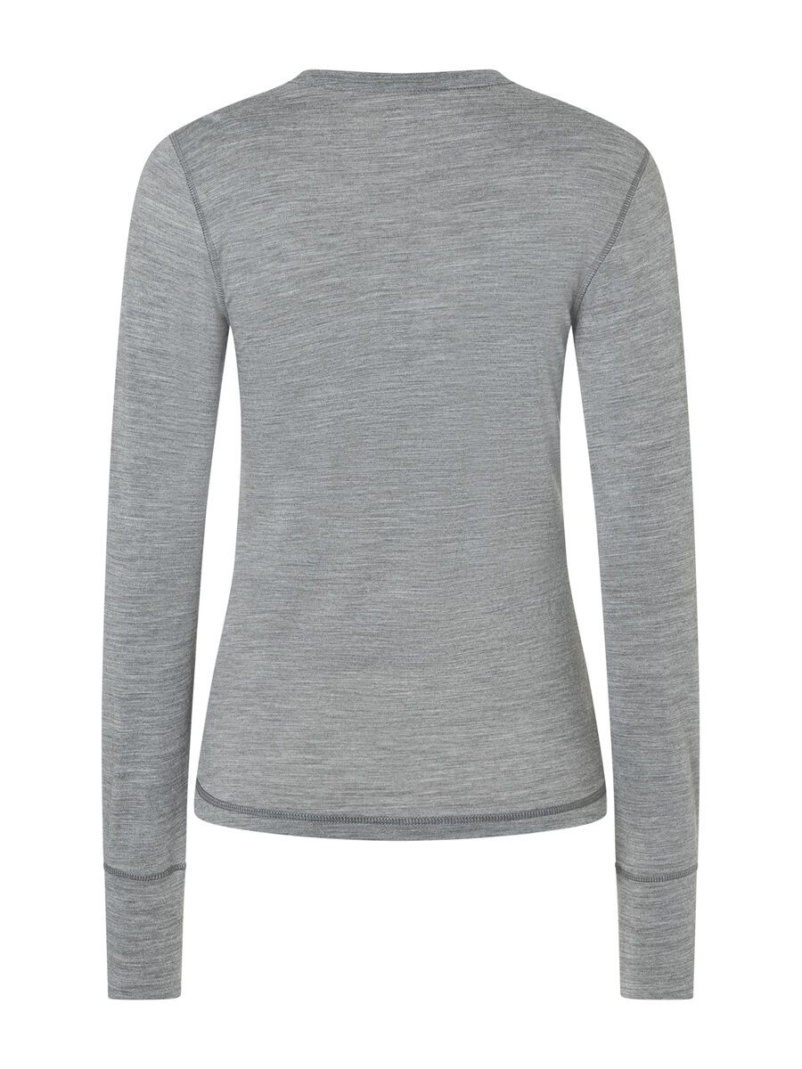 super.natural Tundra175 Bunny LS Damen, cashmere grey melange/various - Bild 2