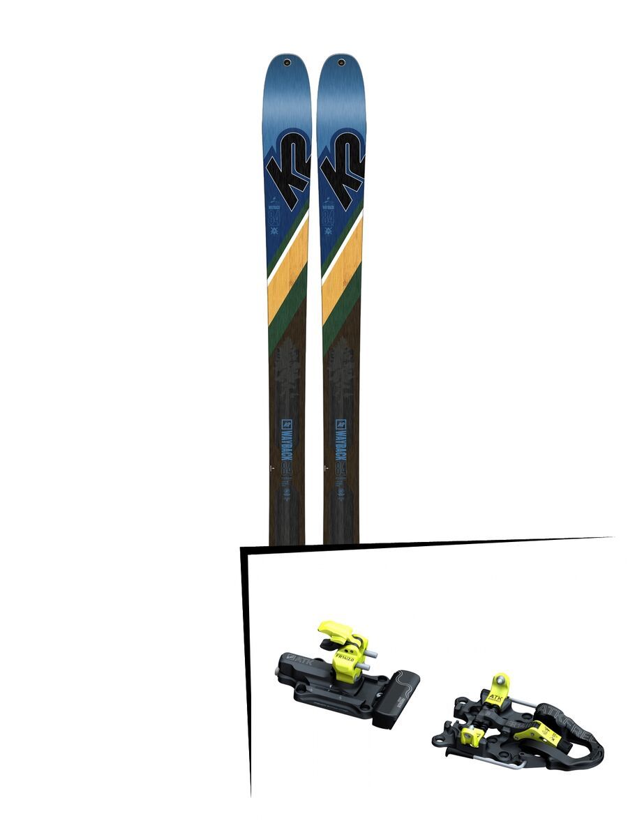 Set: K2 SKI Wayback 84 2019 + ATK Freeraider 14 2.0 - Bild 1