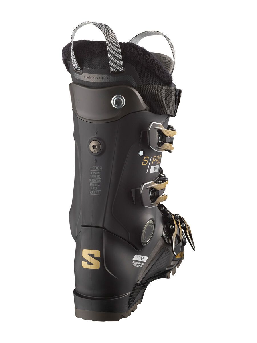 Salomon S/Pro MV 90 W GW, black/gold met./beluga - Bild 2