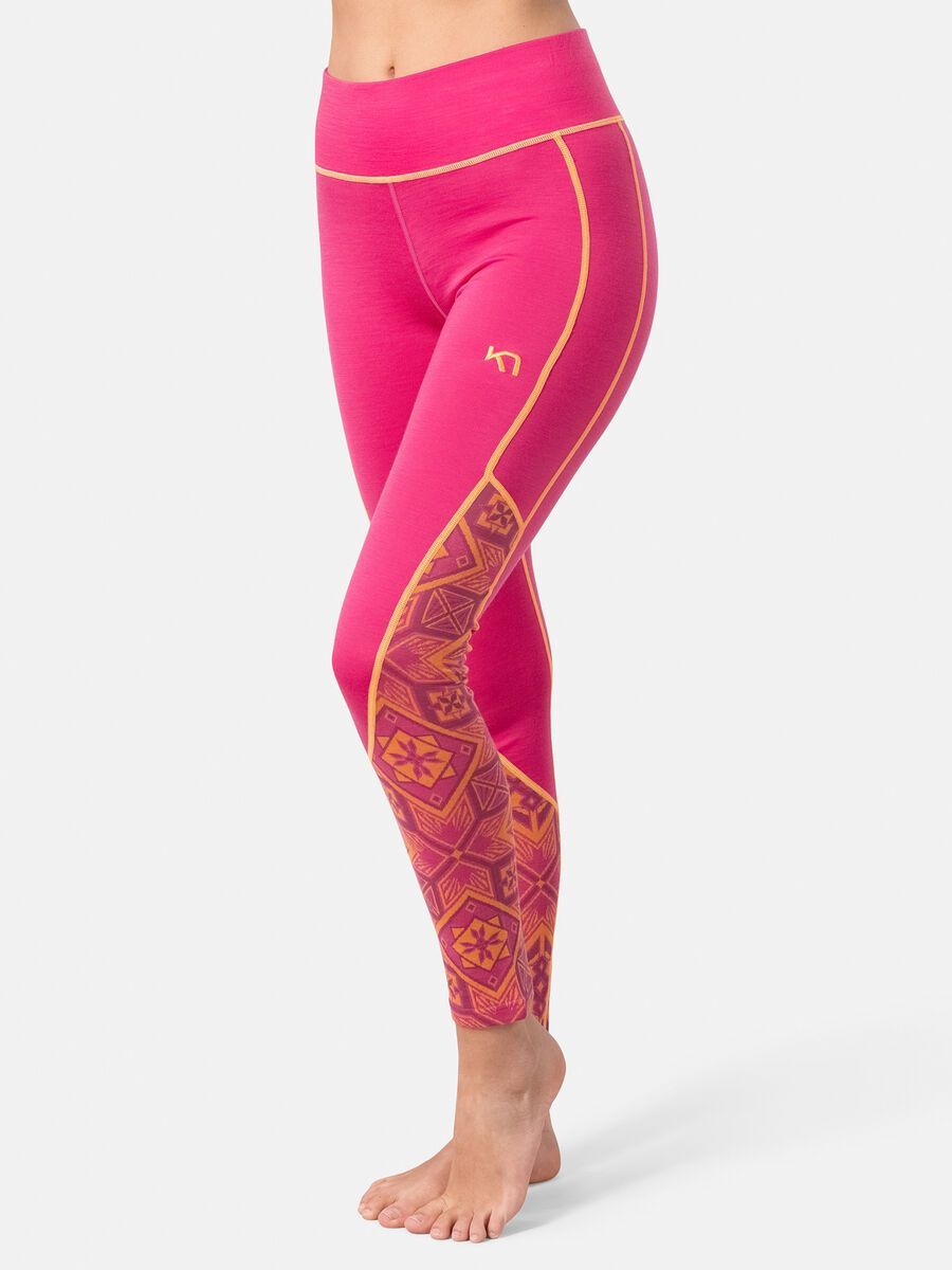 Kari Traa Eloise Baselayer Pants, bright pink - Bild 3
