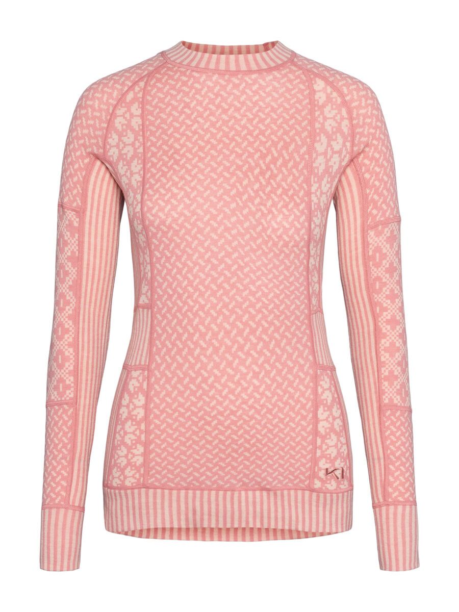 Kari Traa Smekker Long Sleeve Baselayer, pastel dusty pink - Bild 1