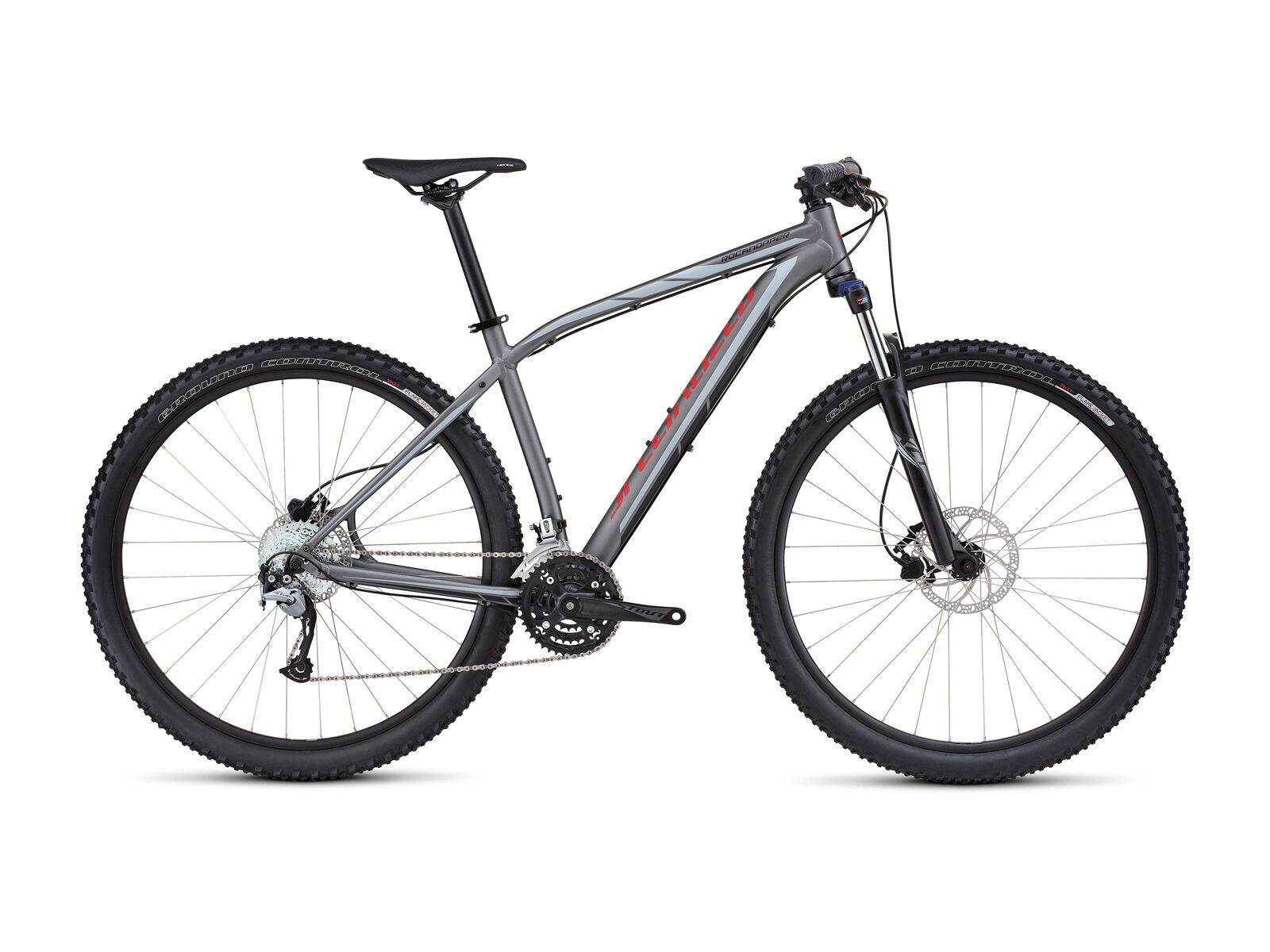 Specialized Rockhopper 29, satin charcoal/filthy white/red - Bild 1