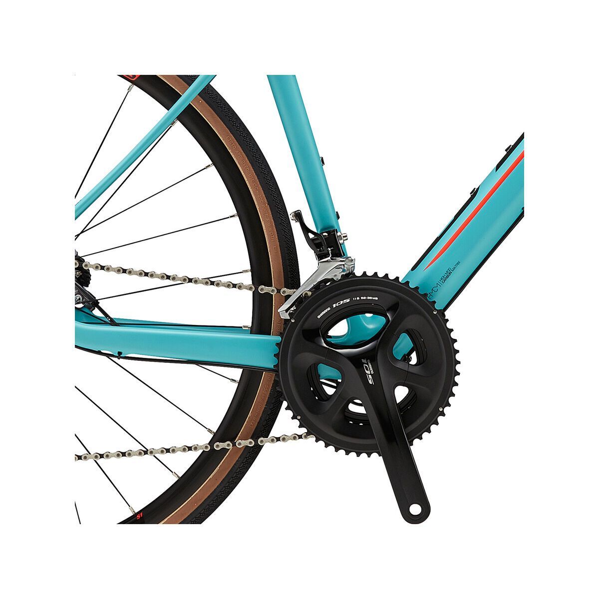 GT Grade Carbon Expert, satin washed turquoise w/ neon red & black - Bild 4