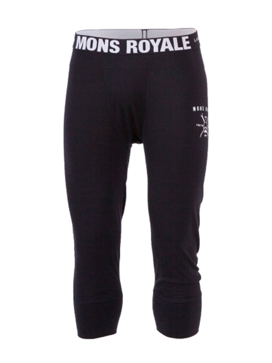 Mons Royale 3/4 Long John, black - Bild 1