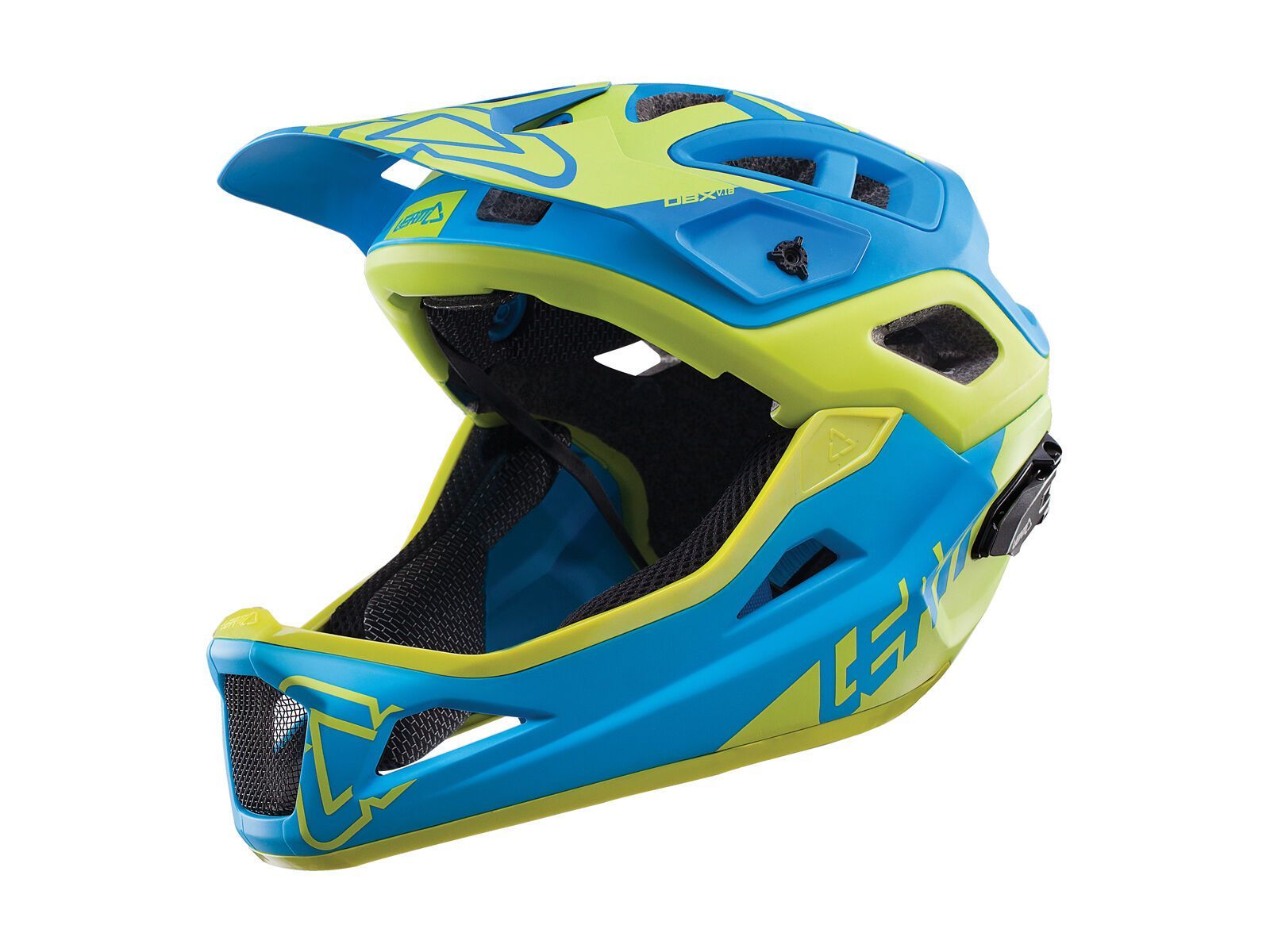 Leatt Helmet DBX 3.0 Enduro V2, blue/lime - Bild 1