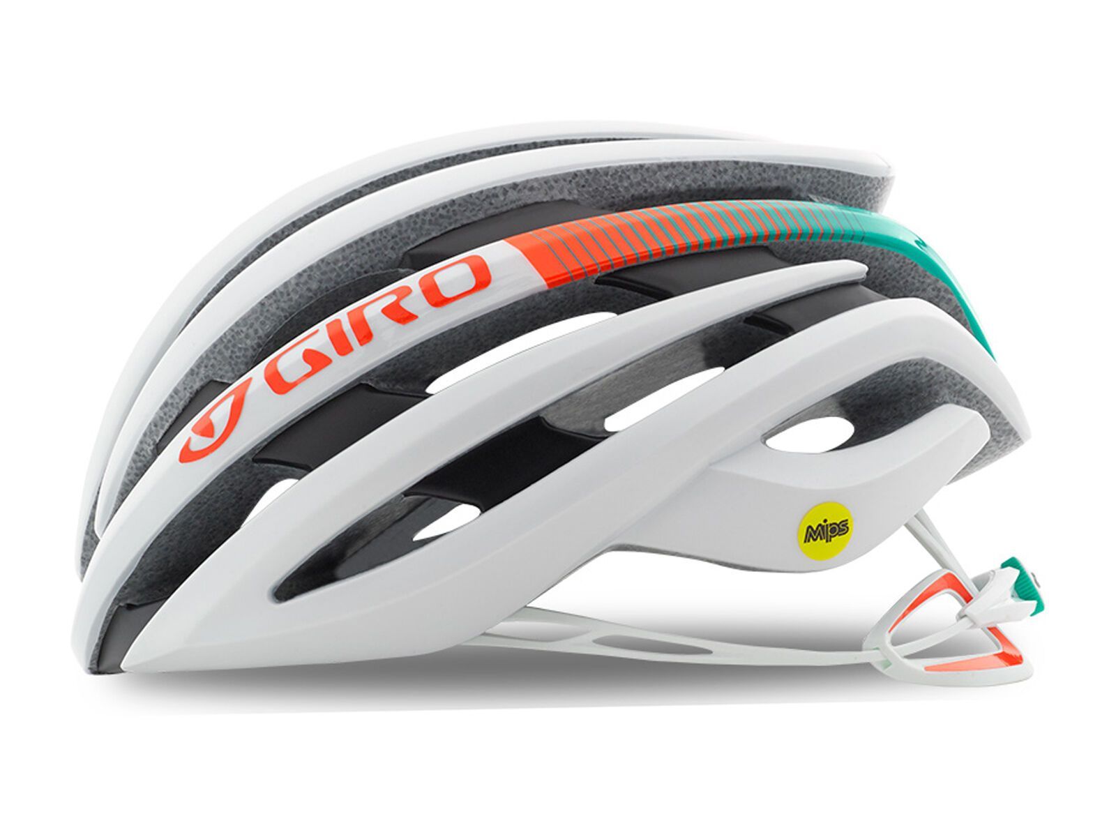 Giro Ember MIPS, matte white/turquoise/vermillion - Bild 2