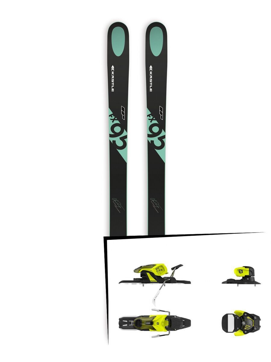 Set: Kästle FX95 HP 2019 + Salomon Warden 11 yellow/black - Bild 1