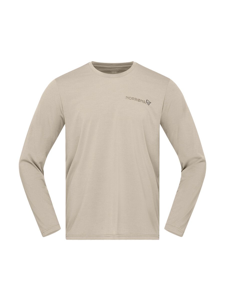 Norrona femund tech Long sleeve M's, oatmeal - Bild 1