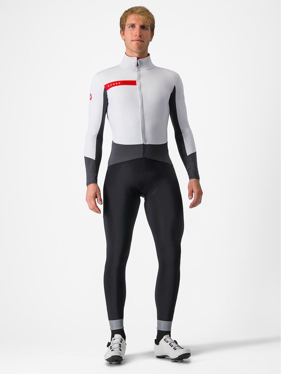 Castelli Beta RoS Jacket, silver gray/dark gray-red - Bild 6