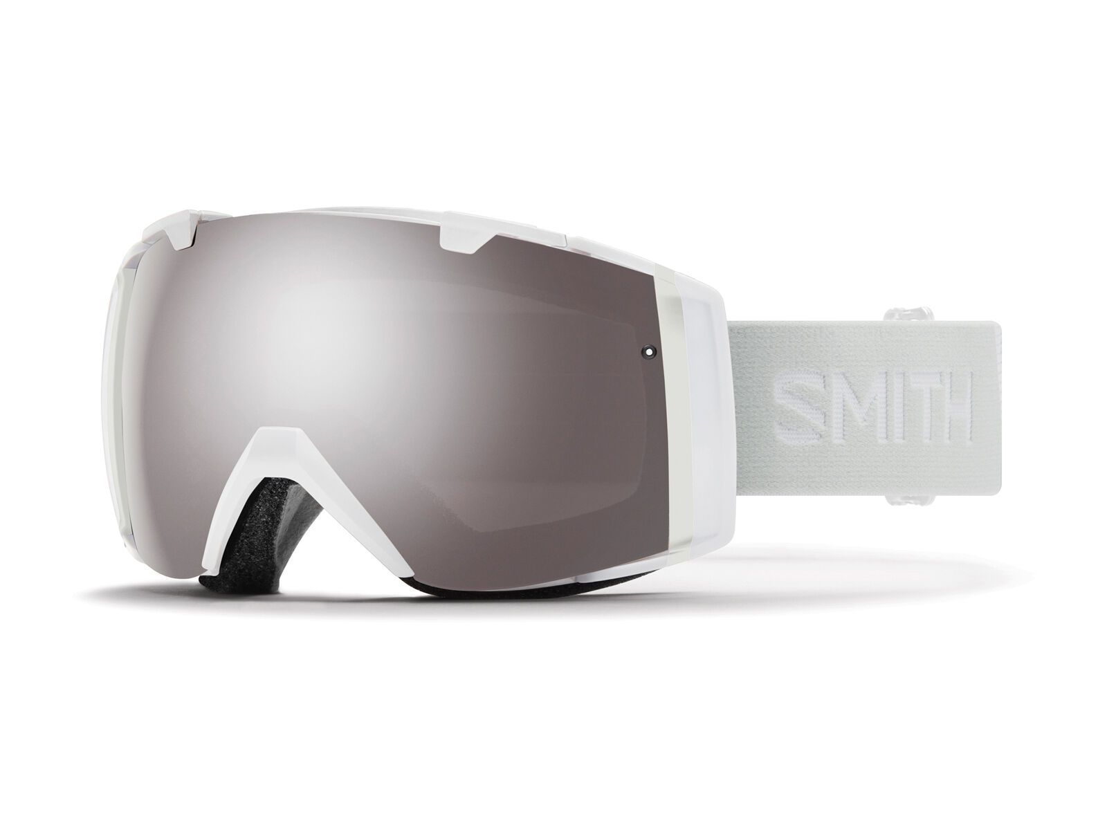 Smith I/O inkl. WS, white vapor/Lens: chromapop sun platinum mirror - Bild 1