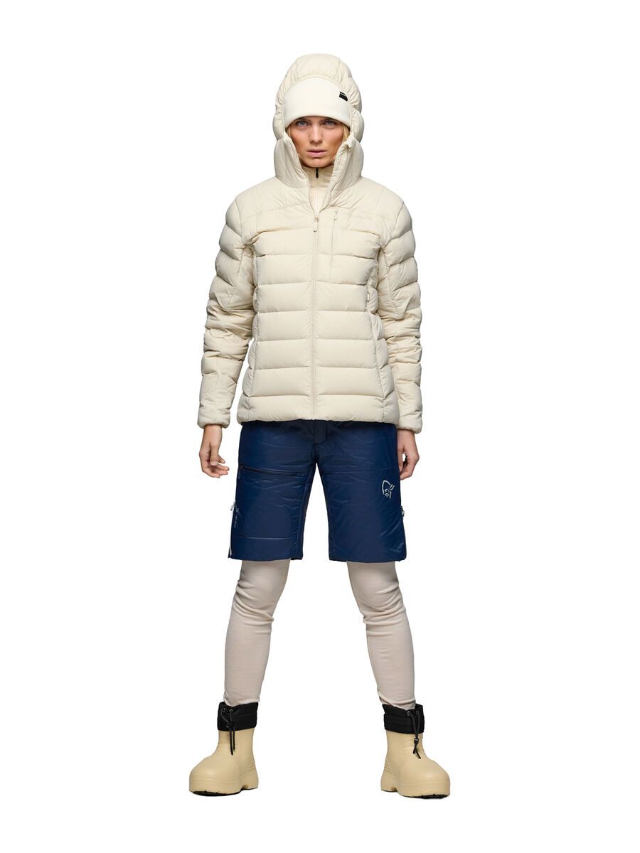 Norrona femund down700 Zip Hood W's, oatmeal - Bild 4