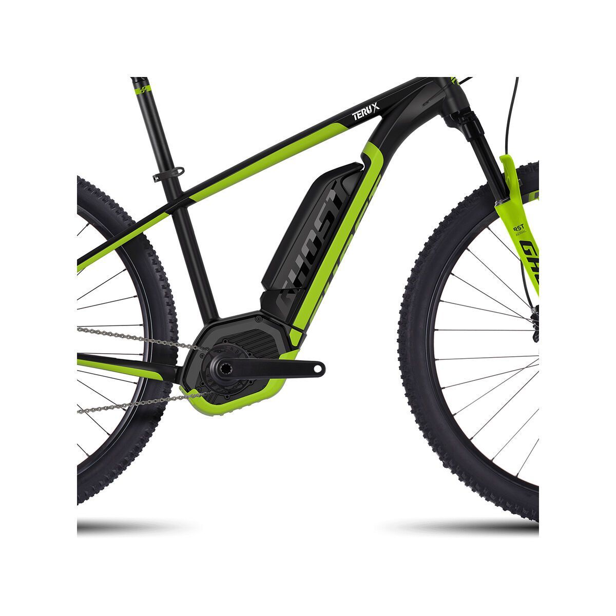 Ghost Hybride Teru X .9 AL, night black/lime green - Bild 3