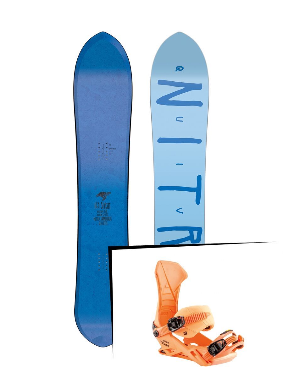 Set: Nitro Quiver Slash 2019 + Nitro Team muted brights series orange - Bild 1