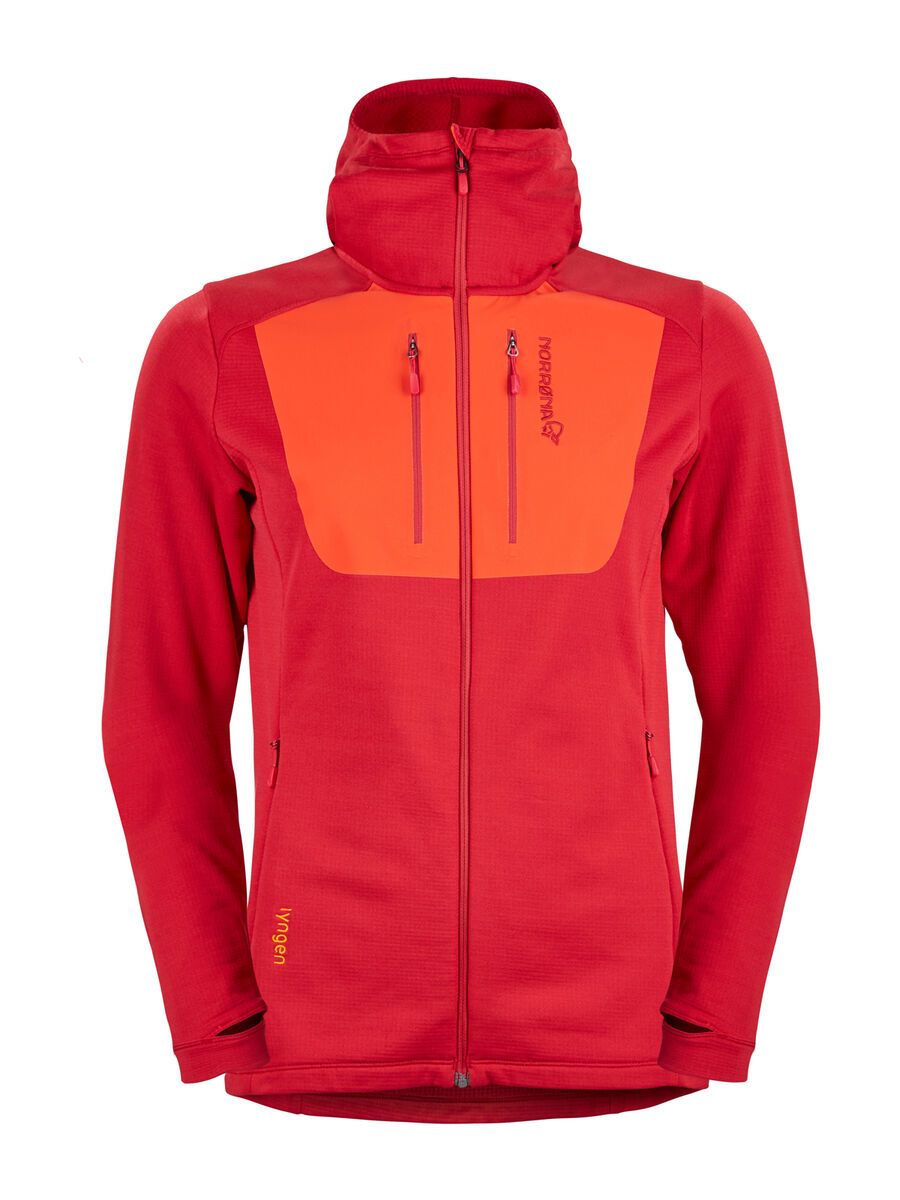 Norrona Women Lyngen Powerstretch Pro Hoodie, jester red - Bild 1