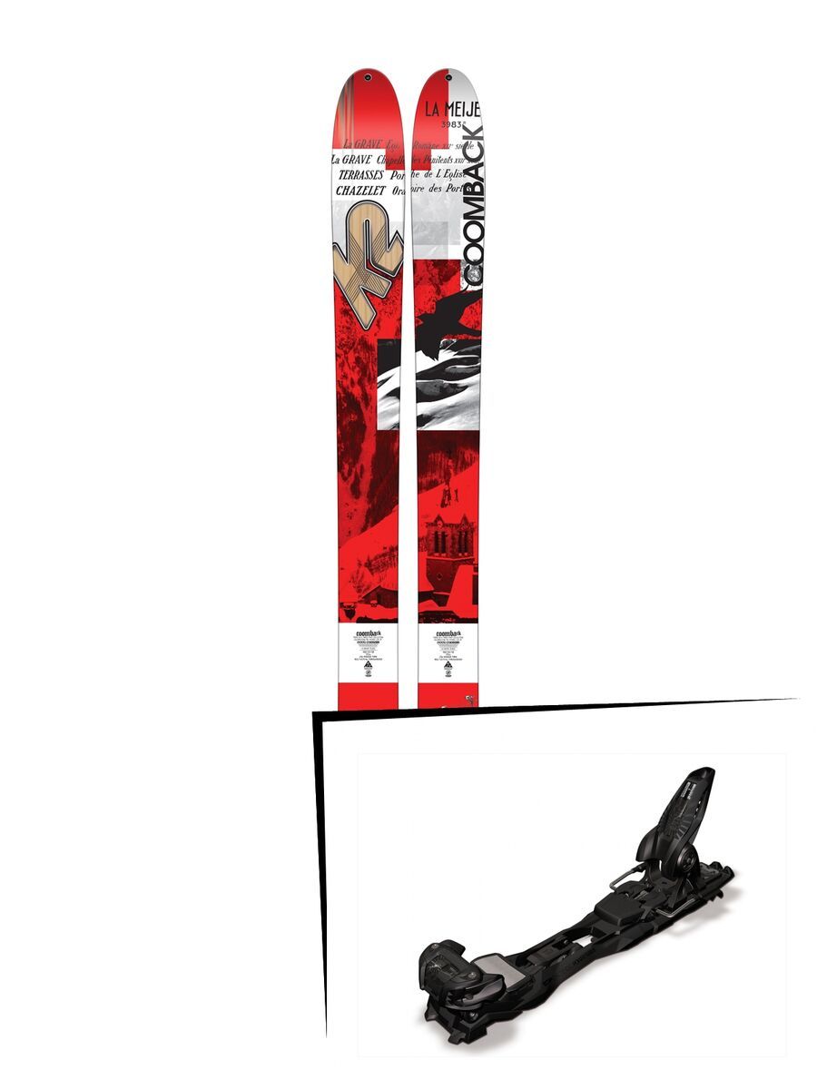 K2 SKI Set: Coomback 114 2016 + Marker Duke EPF 16 - Bild 1