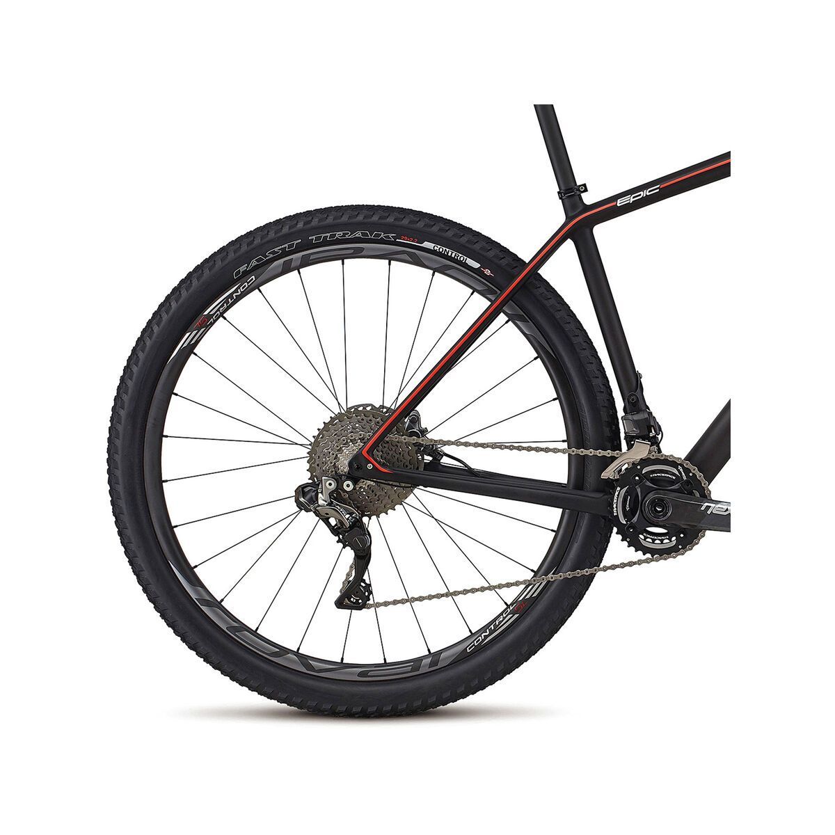 Specialized S-Works Epic HT Carbon Di2 29, satin gloss carbon/white/rocket red - Bild 4
