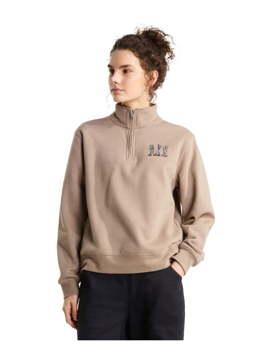 The North Face W Ski Embro Relaxed 1/4 Zip Graphic, garnet - Bild 3