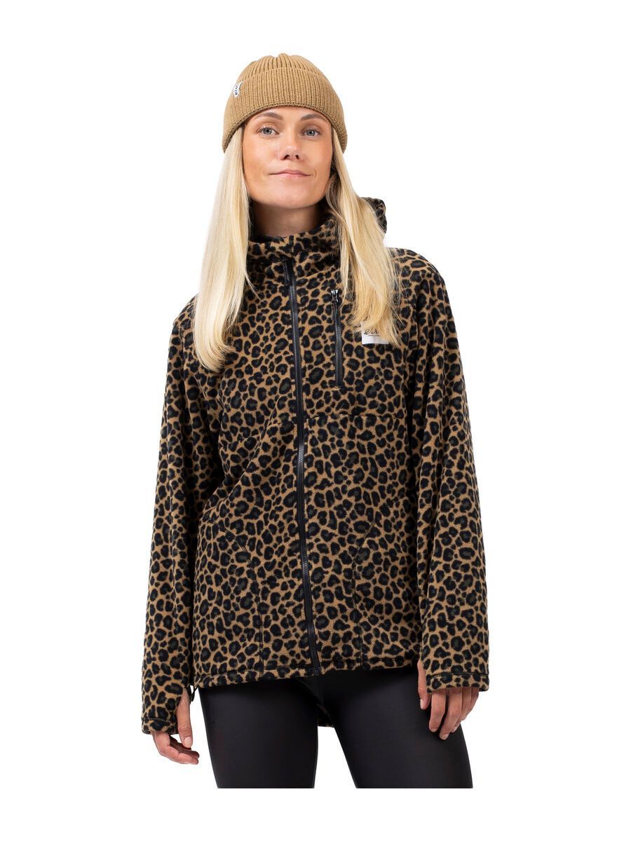 Eivy Techlight Ziphood Fleece, leopard - Bild 3