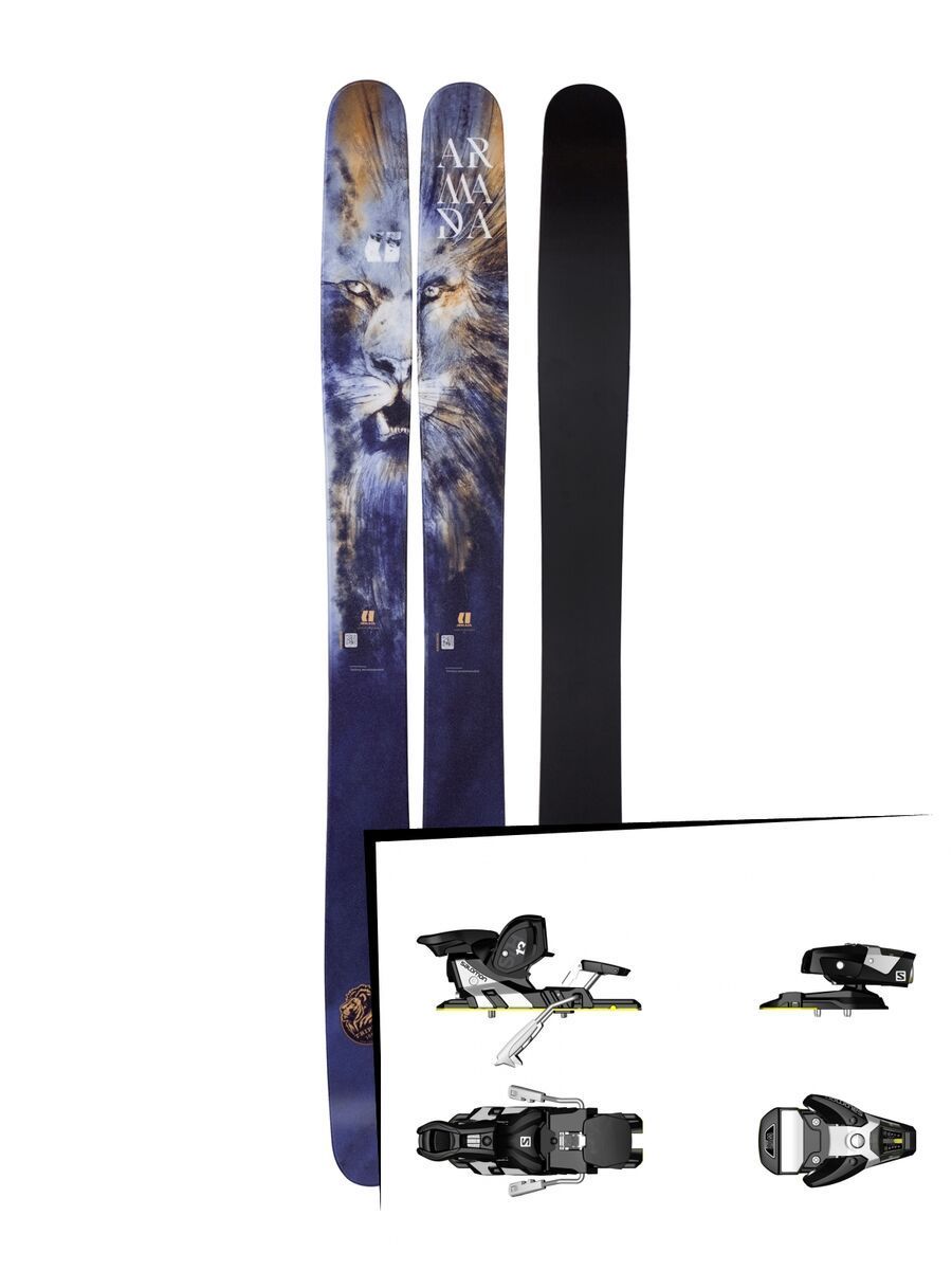 Set: Armada Triple J 2018 + Salomon STH2 WTR 13 black/white - Bild 1