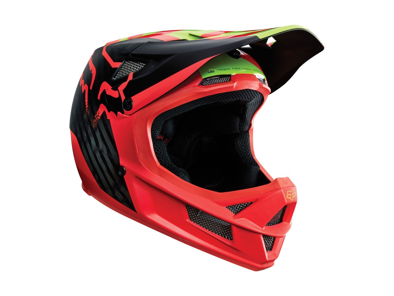 Fox Rampage Pro Carbon Helmet, red - Bild 1