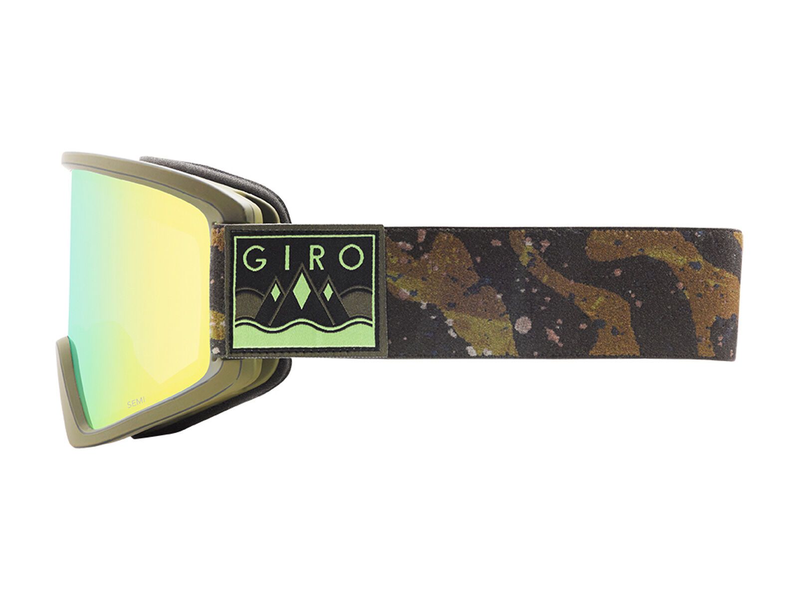 Giro Semi inkl. Wechselscheibe, mil spec olive/camo captain, loden yellow/yellow - Bild 4