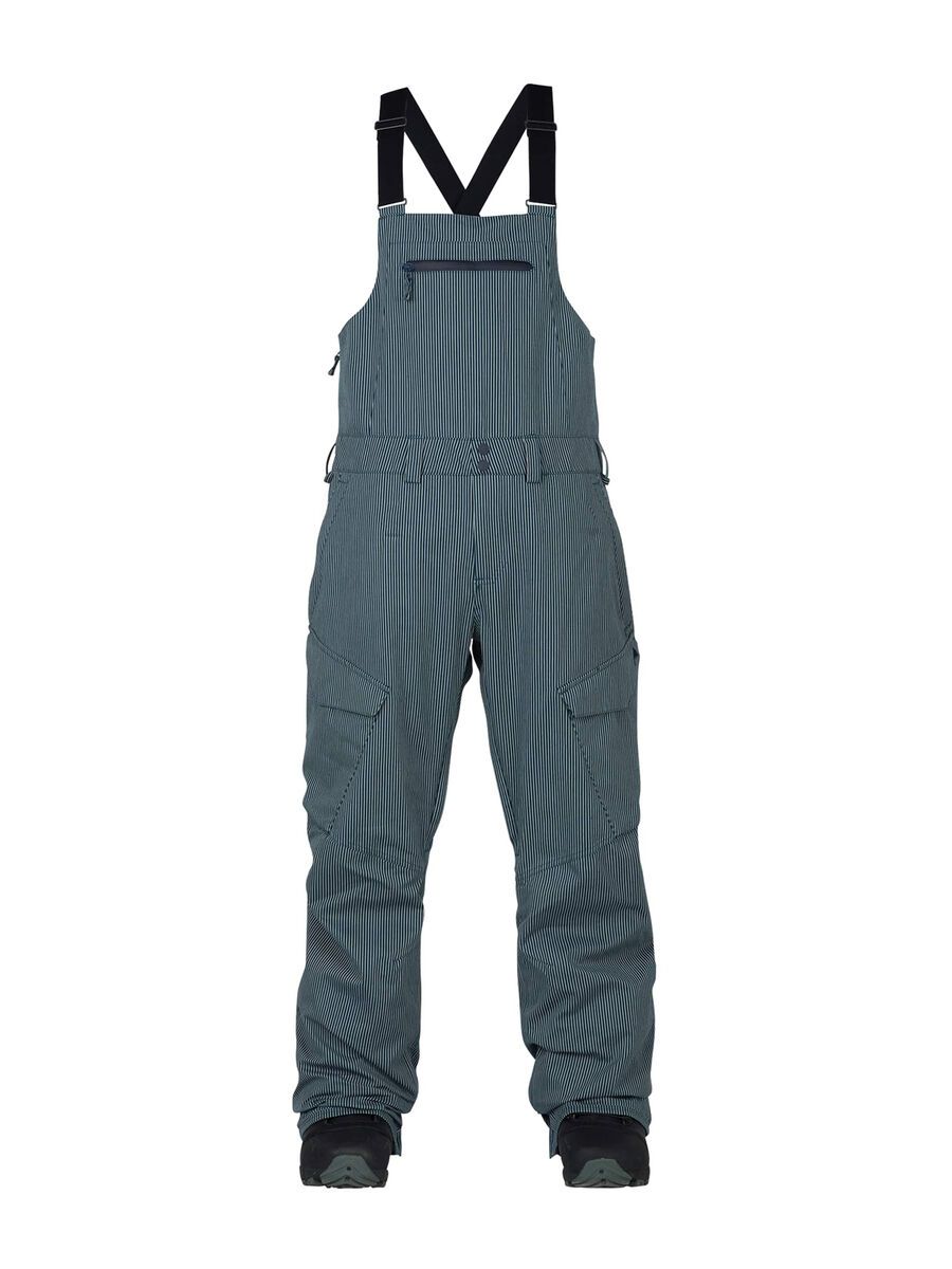 Burton Reserve Bib Pant, railroad stripe - Bild 1