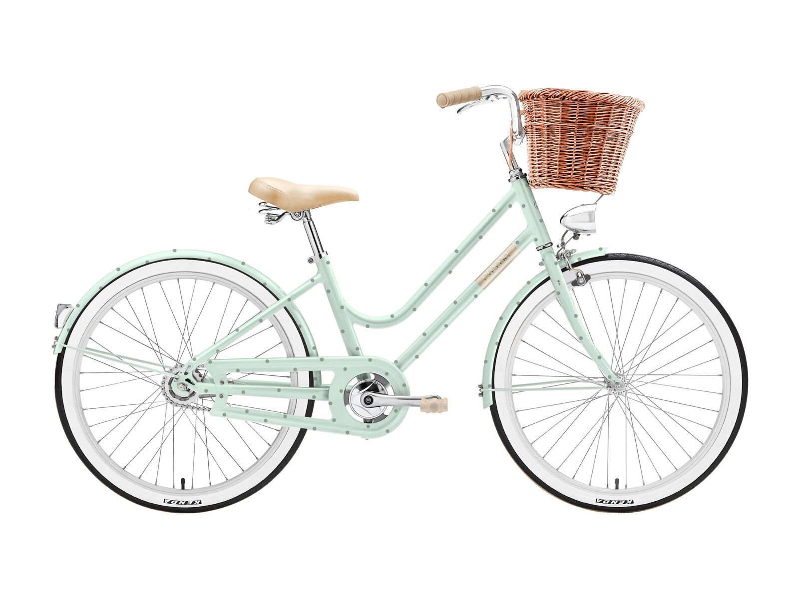 Creme Cycles Mini Molly 24, pistachio polka - Bild 1