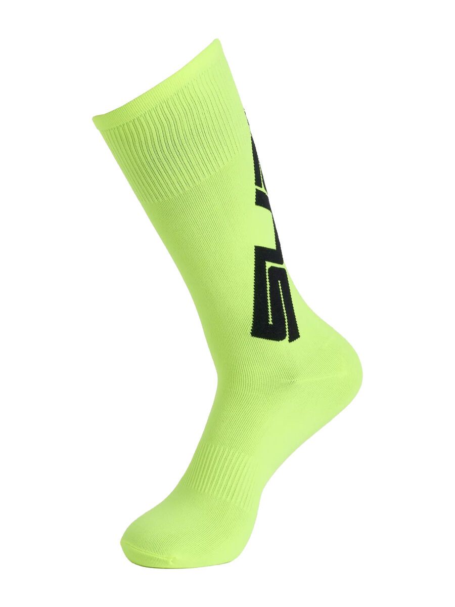 Supacaz SupaSox Twisted Sock, black/neon yellow - Bild 1