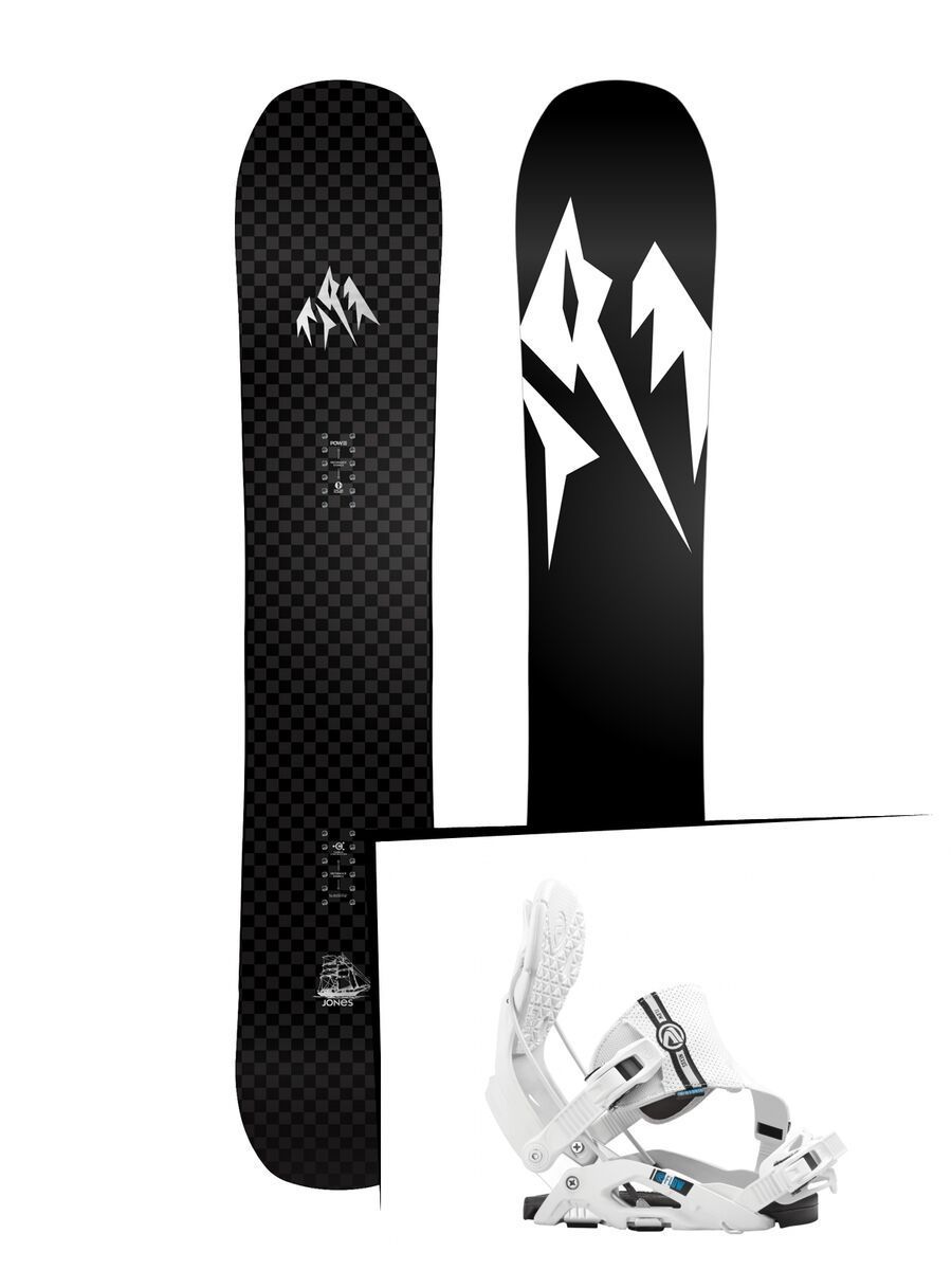 Set: Jones Carbon Flagship 2017 + Flow Nexus Hybrid (1513172S) - Bild 1