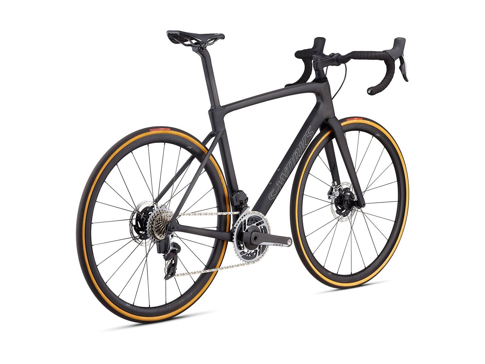 Specialized S-Works Roubaix SRAM Red eTap AXS, satin carbon-tarmac black black crystal black reflective - Bild 3