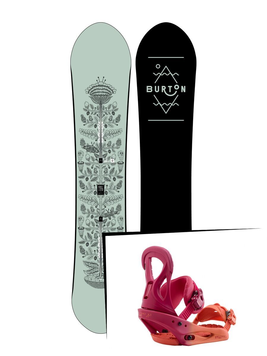 Set: Burton Day Trader 2019 +  Stiletto (2218489S) - Bild 1