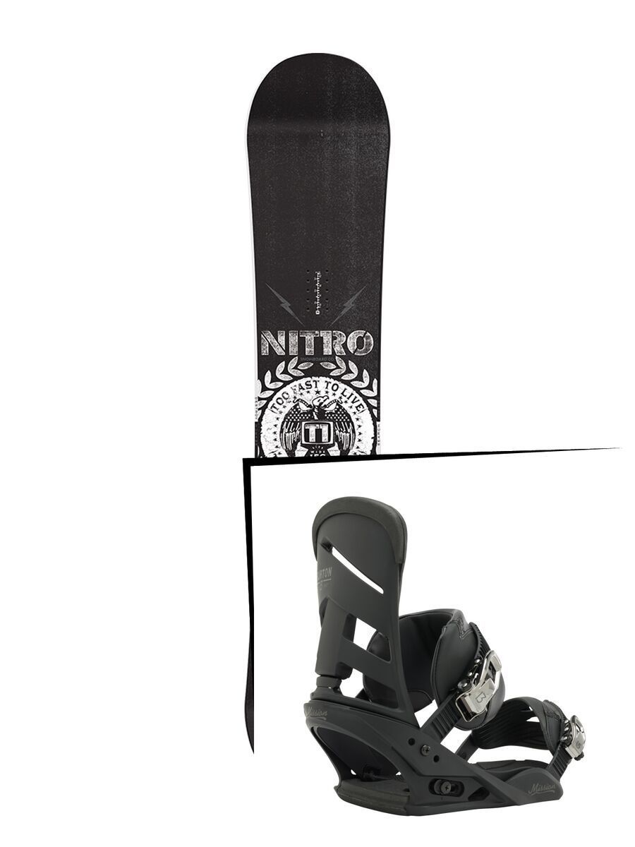 Nitro Set: T1 Wide 2016 + Burton Mission - Bild 1