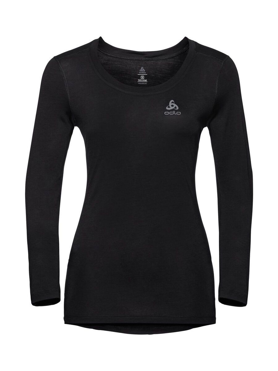 Odlo Natural + Light Long-Sleeve Base Layer Top Women's, black - Bild 1