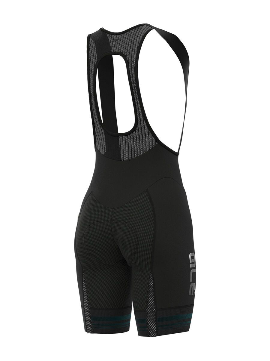 Ale Slide Lady Bibshorts, black-turquoise - Bild 2