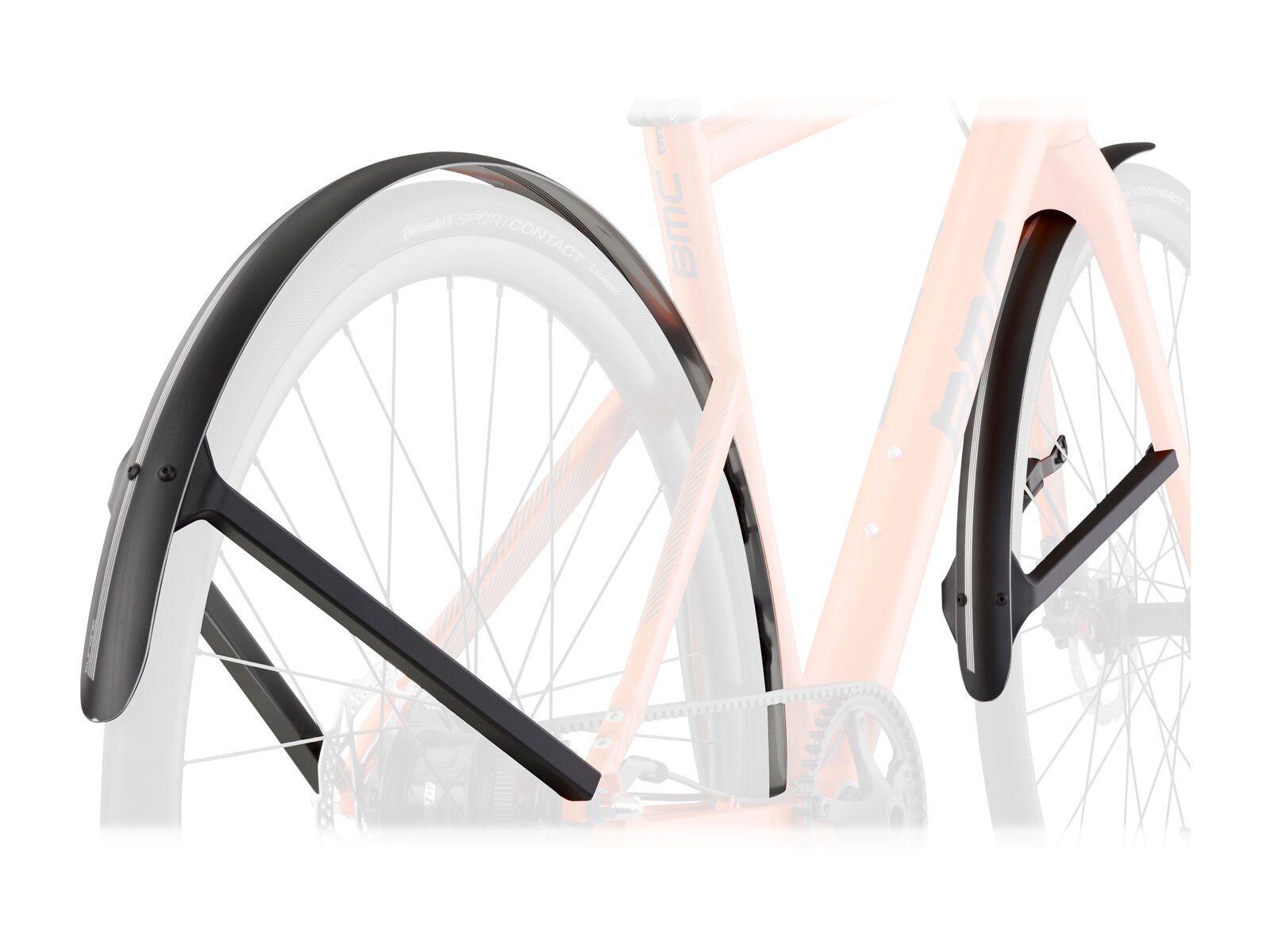 *** 2. Wahl *** BMC AC01 City Kit Fenders, black - Schutzblech | - Bild 1