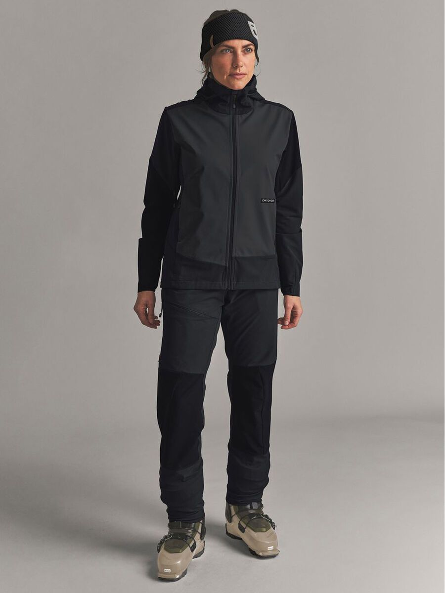 Ortovox Ortler Softshell Plus Jacket W, black raven - Bild 3