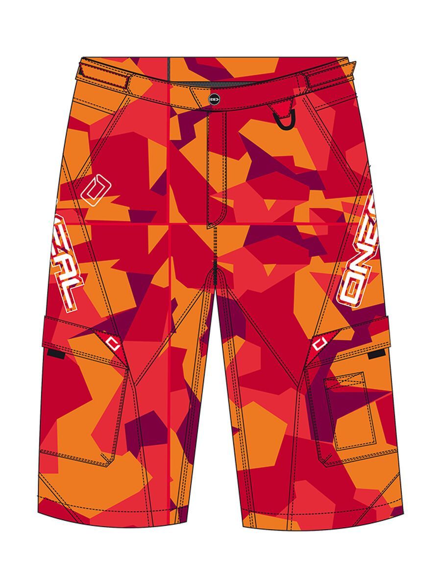 ONeal Slickrock Shorts Camouflage, red | Bild 1