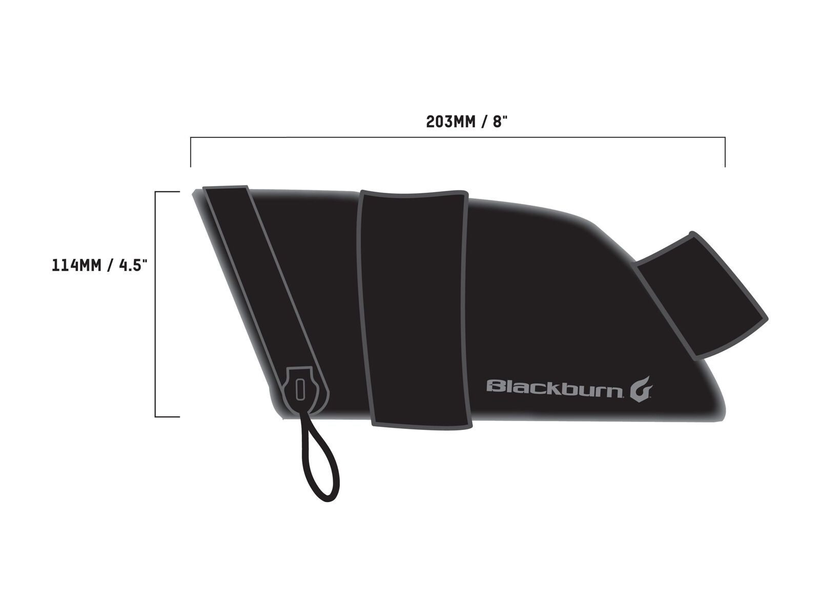 Blackburn Grid Large Bag, black reflective - Bild 5