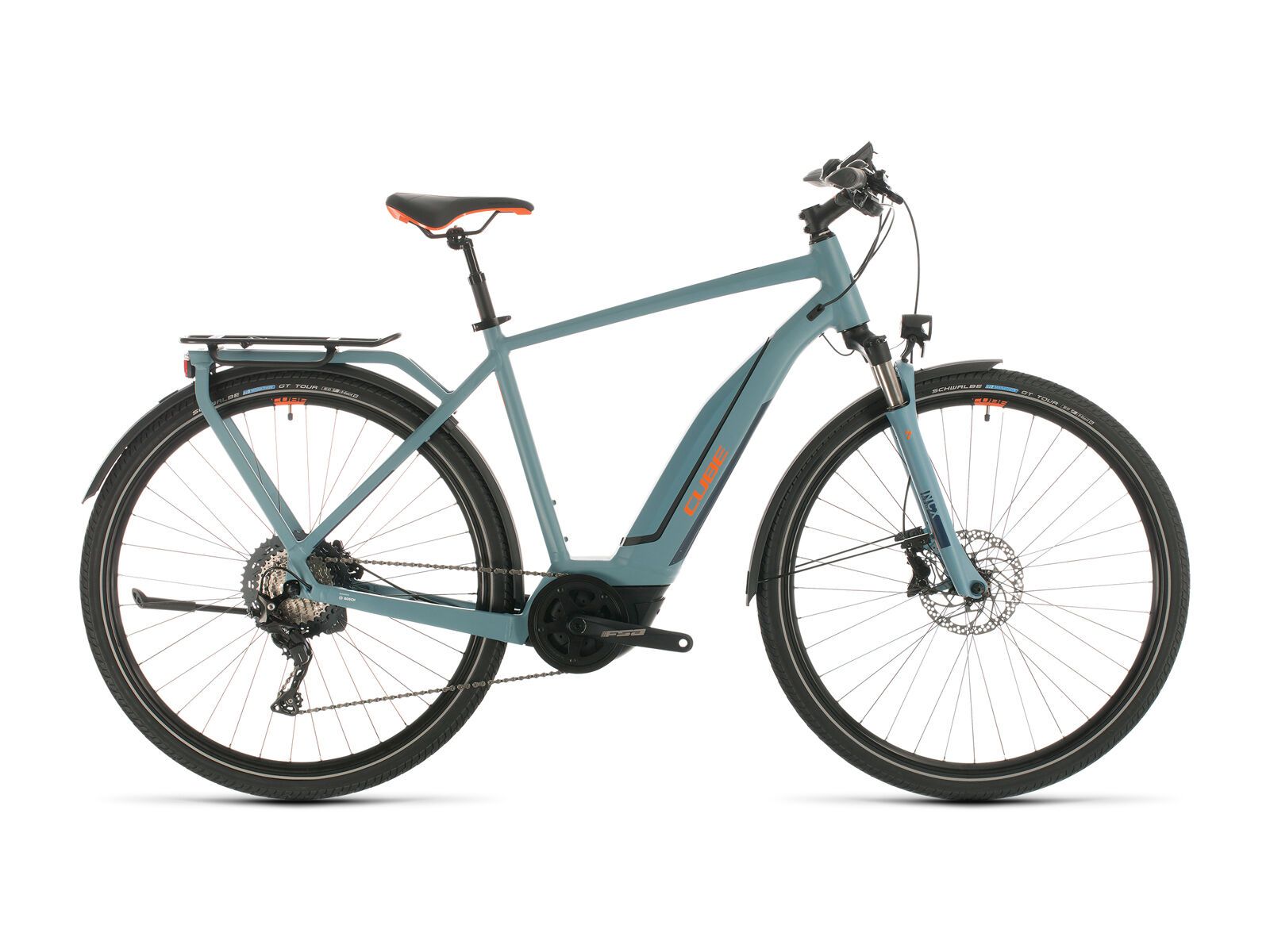 Cube Touring Hybrid EXC, blue´n´orange - Bild 1