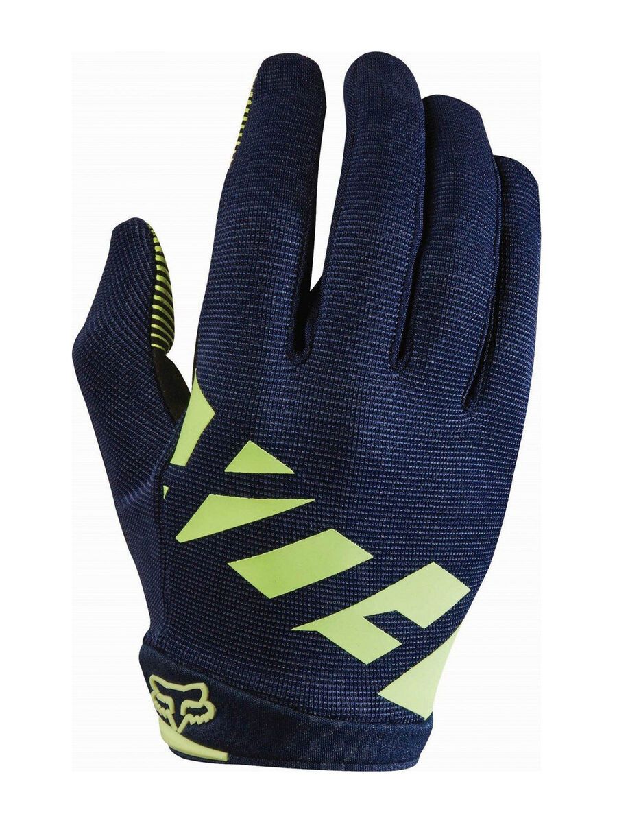 Fox Womens Ripley Glove, navy/yellow - Bild 1