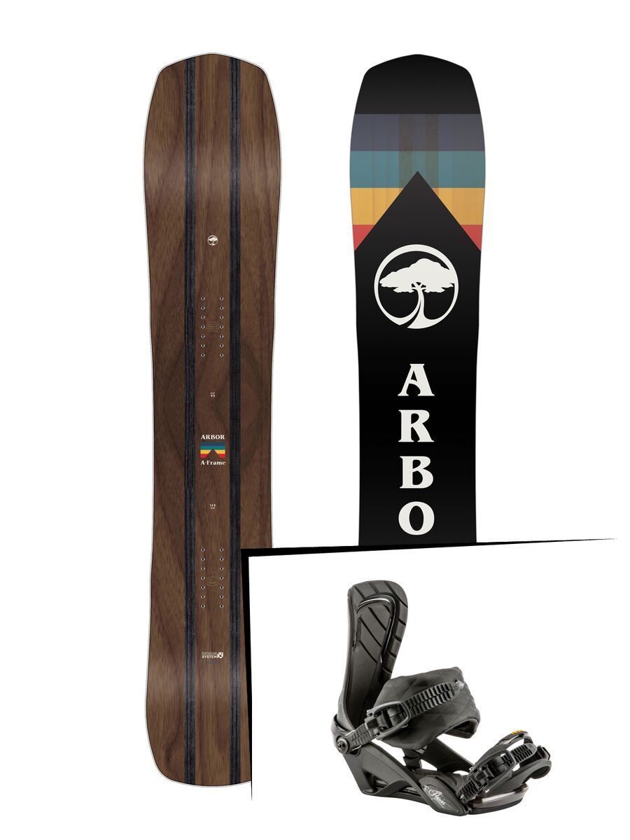 Set: Arbor A-Frame 2019 + Nitro Poison black pearl - Bild 1