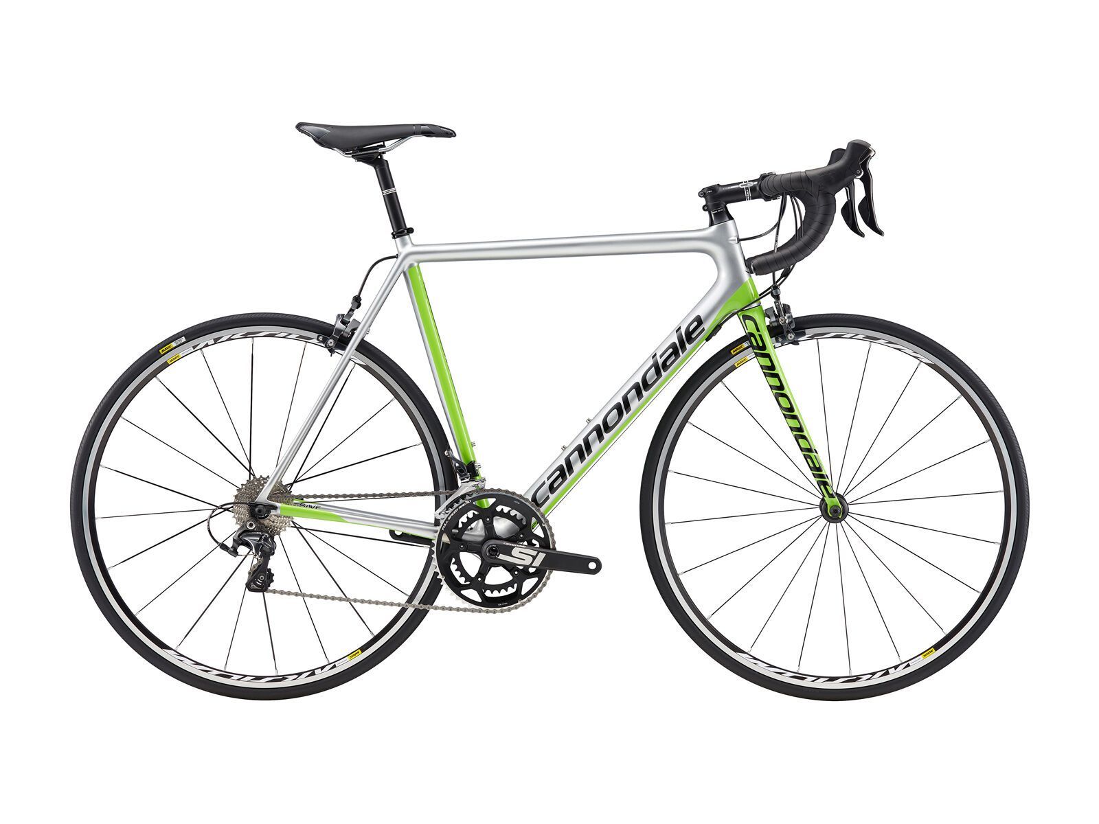 Cannondale SuperSix Evo Ultegra, fine silver w/ berzerker green and jet black, gloss - REP - Bild 1