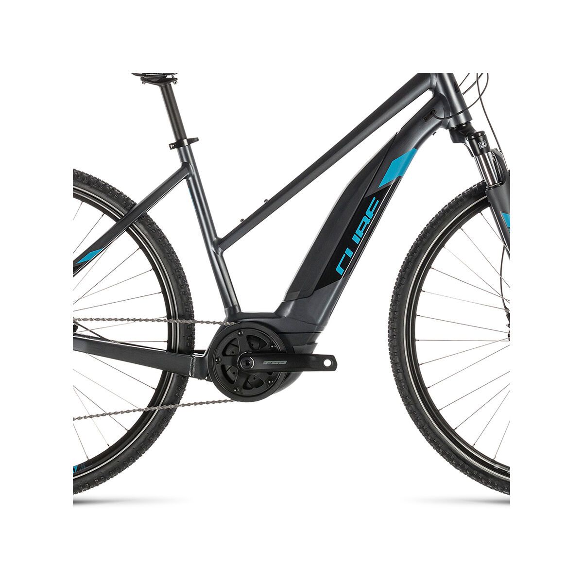 Cube Cross Hybrid One 400 Trapeze, iridium´n´blue - Bild 3